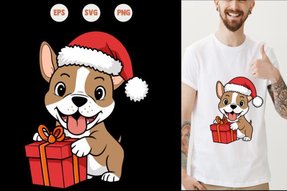 Adorable Christmas Dog Design Review