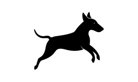 Black Silhouette Dog Jumping Review