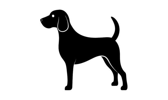 Black Silhouette Dog on a White Embroidery Design Review