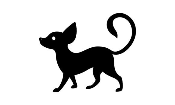 Black Silhouette of Chihuahua Dog Embroidery Review