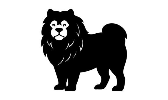 Chow Chow Dog Silhouette Graphic Vector Review