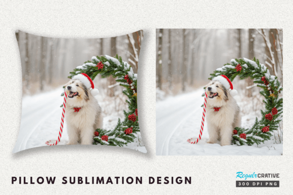 Christmas Dog Pillow Embroidery Design Review
