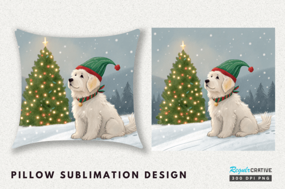 Christmas Dog Pillow Embroidery Review