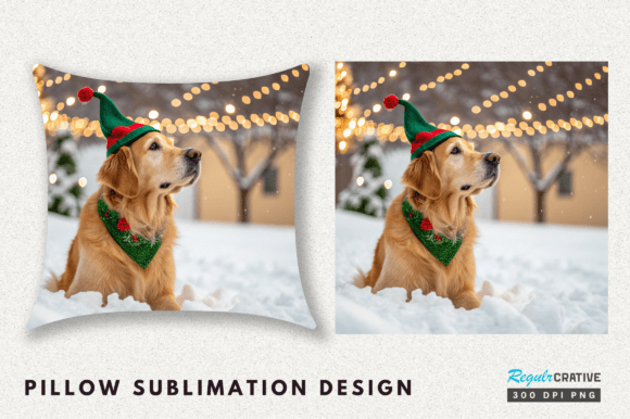 Christmas Dog Pillow Embroidery Review