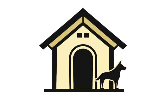 Dog House and Silhouette Animal Vector Review