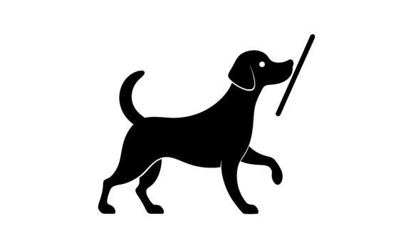 Dog Silhouette with Stick Embroidery Design Review