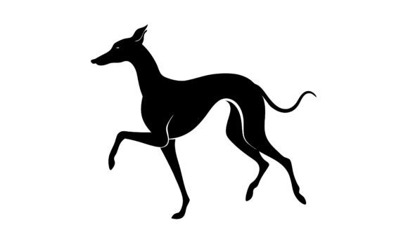 Elegant Silhouette of Running Dog Review