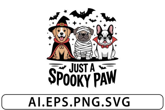 Just a Spooky Paw Halloween Dog Design Review