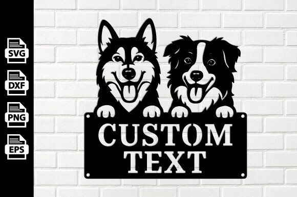 Peeking Dog Metal Name Sign Review