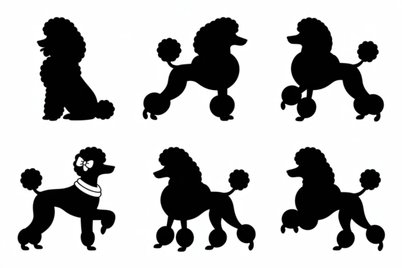 Poodle Dog Silhouettes Set Review
