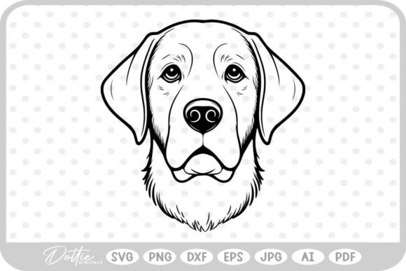 Retriever Dog Labrador Puppy Embroidery Design