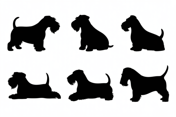 Scottish Terrier Dog Silhouettes Design Review