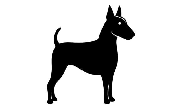 Silhouette of a Terrier Dog Standing Pro Review