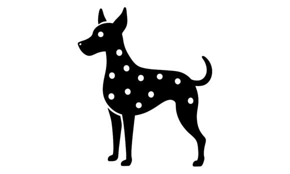Simple Black and White Dalmatian Dog Embroidery Design Review